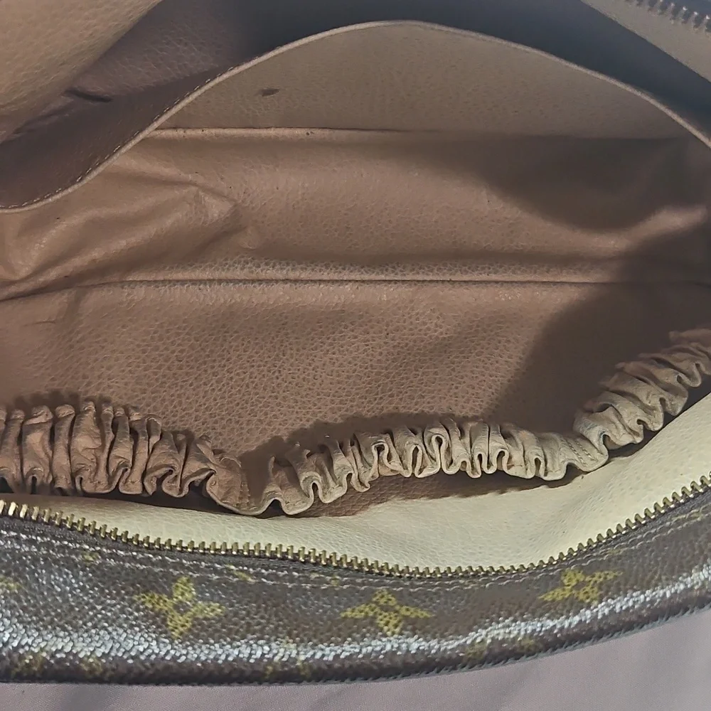 Vintage Louis Vuitton Dark Brown Monogram Toiletry Bag